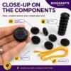 ECHOKRAFTS Magnet ECHO Magnetic Chess Game with String, Strategy Board Game, Ages 8+