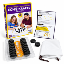 ECHOKRAFTS Magnet ECHO Magnetic Chess Game with String, Strategy Board Game, Ages 8+