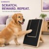 Dog Nail Scratch Board Wooden – Foldable Stand with 2 Extra self adhesive Sheets