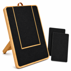 Dog Nail Scratch Board Wooden – Foldable Stand with 2 Extra self adhesive Sheets